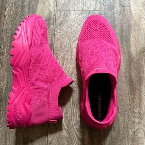 Pink Slip-On Sneakers